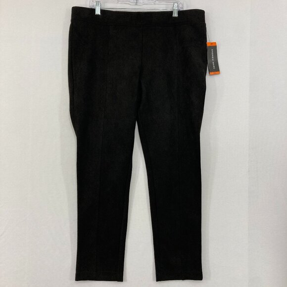 New Andrew Marc size XXL Black Stretch Slim Leg Pull-on Pants Office Career - Picture 1 of 9